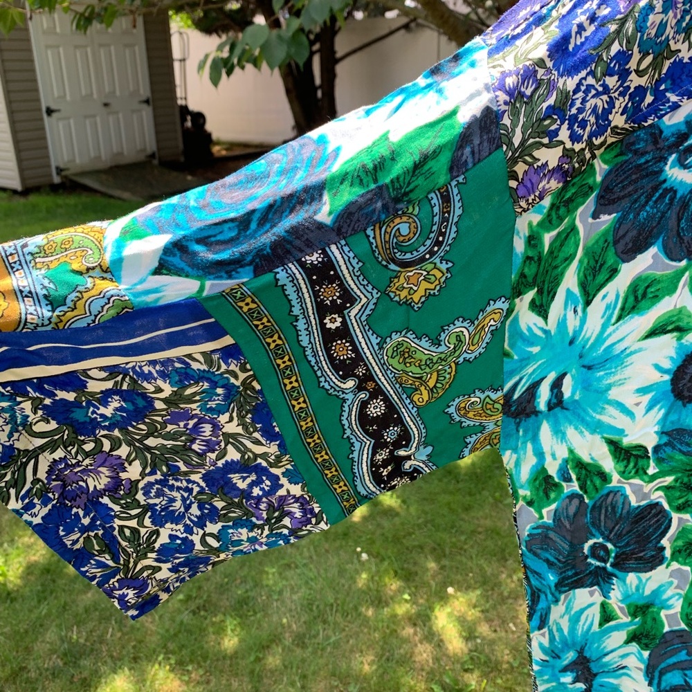 🎉ANTHROPOLOGIE -ELLERY MIXED PRINT BLOUSE - Picture 6 of 8